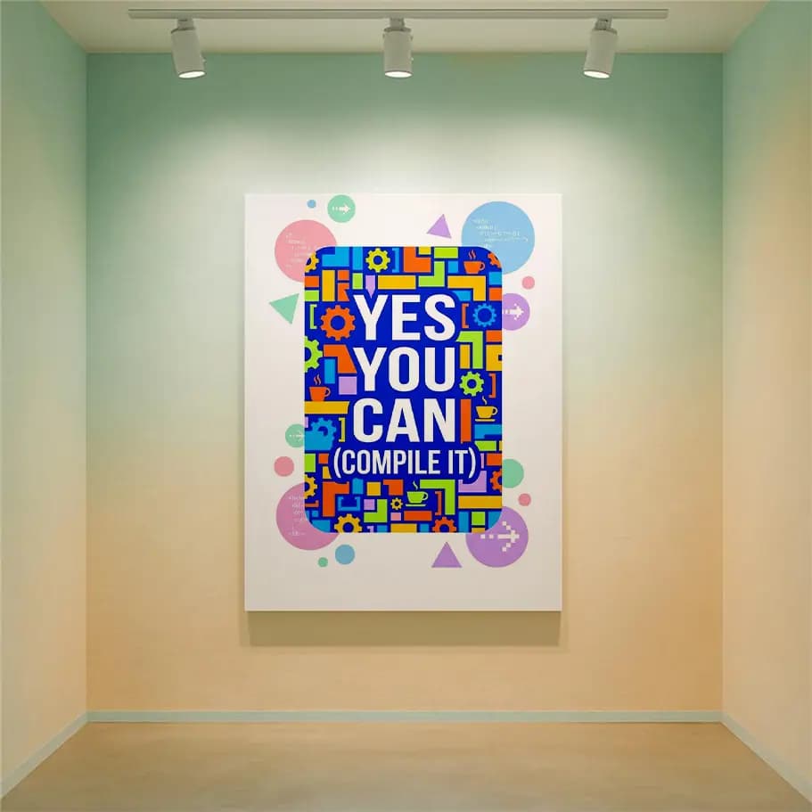 Yes You Can Compile It Poster