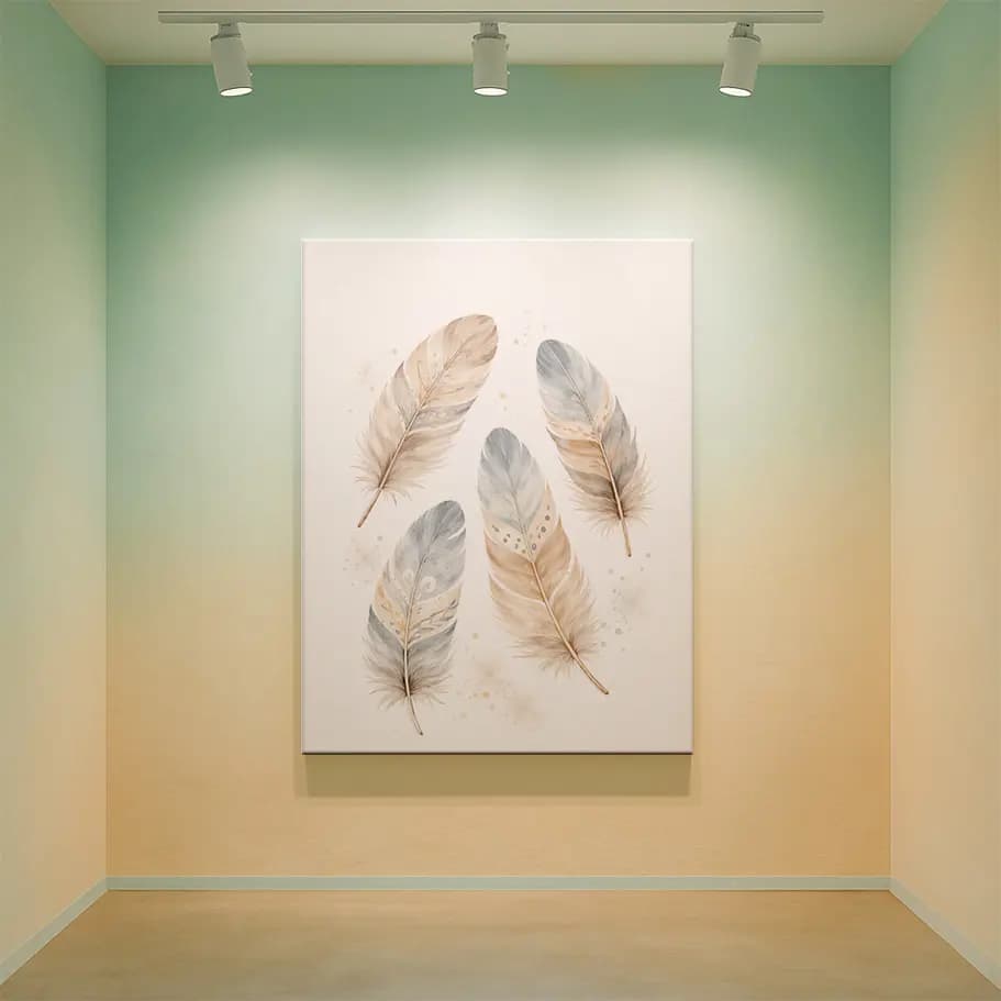 Pastel Tüy Poster Seti 