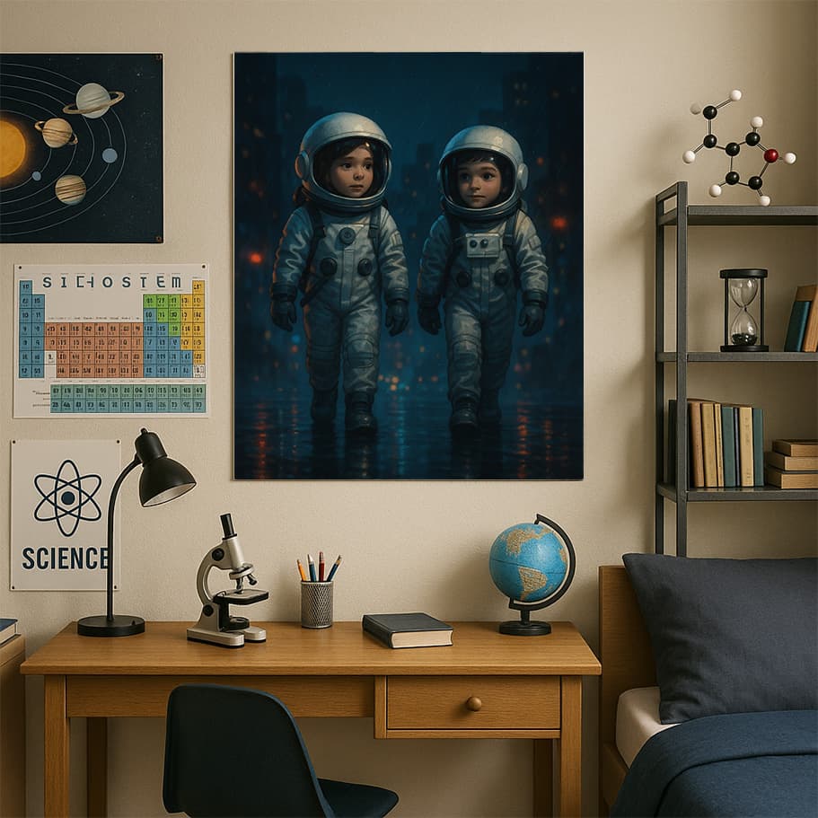 Şehir Işıkları Arasında Küçük Astronotlar 2