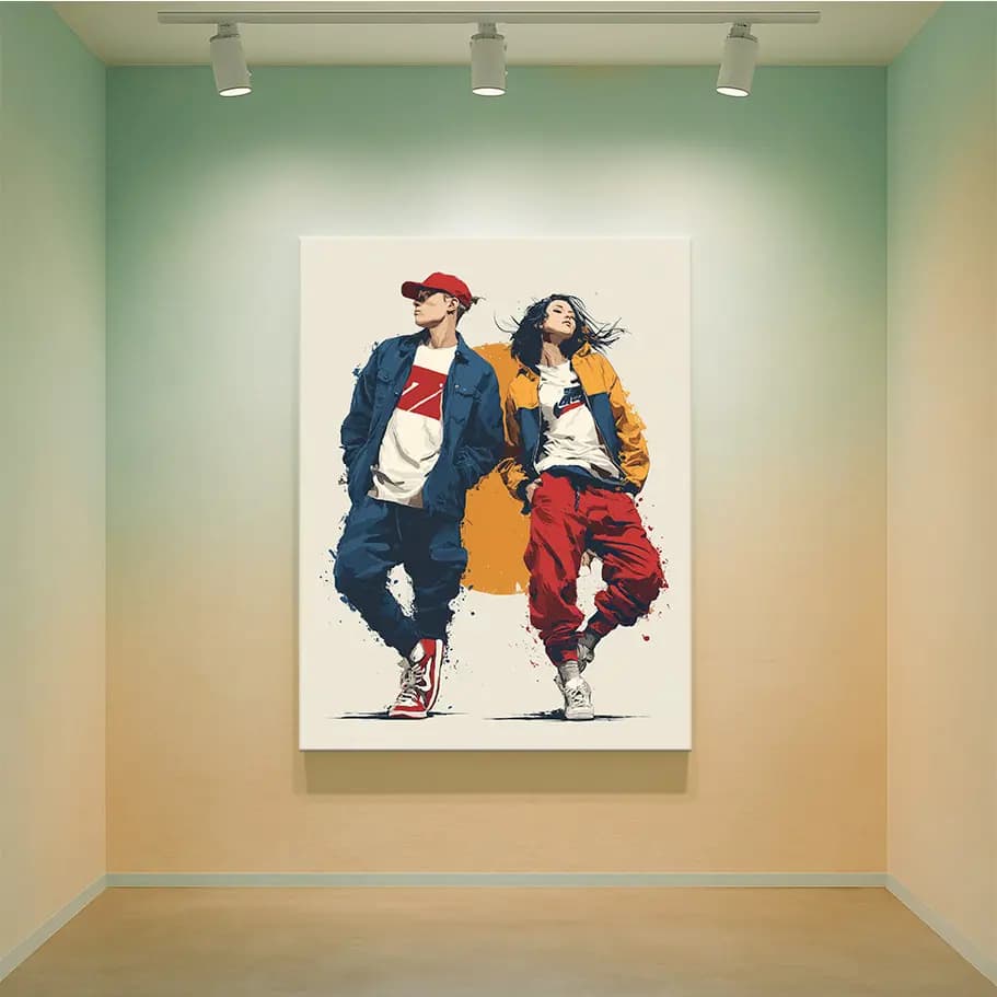 Street Dance Poster | Modern Hip Hop Duvar Dekoru