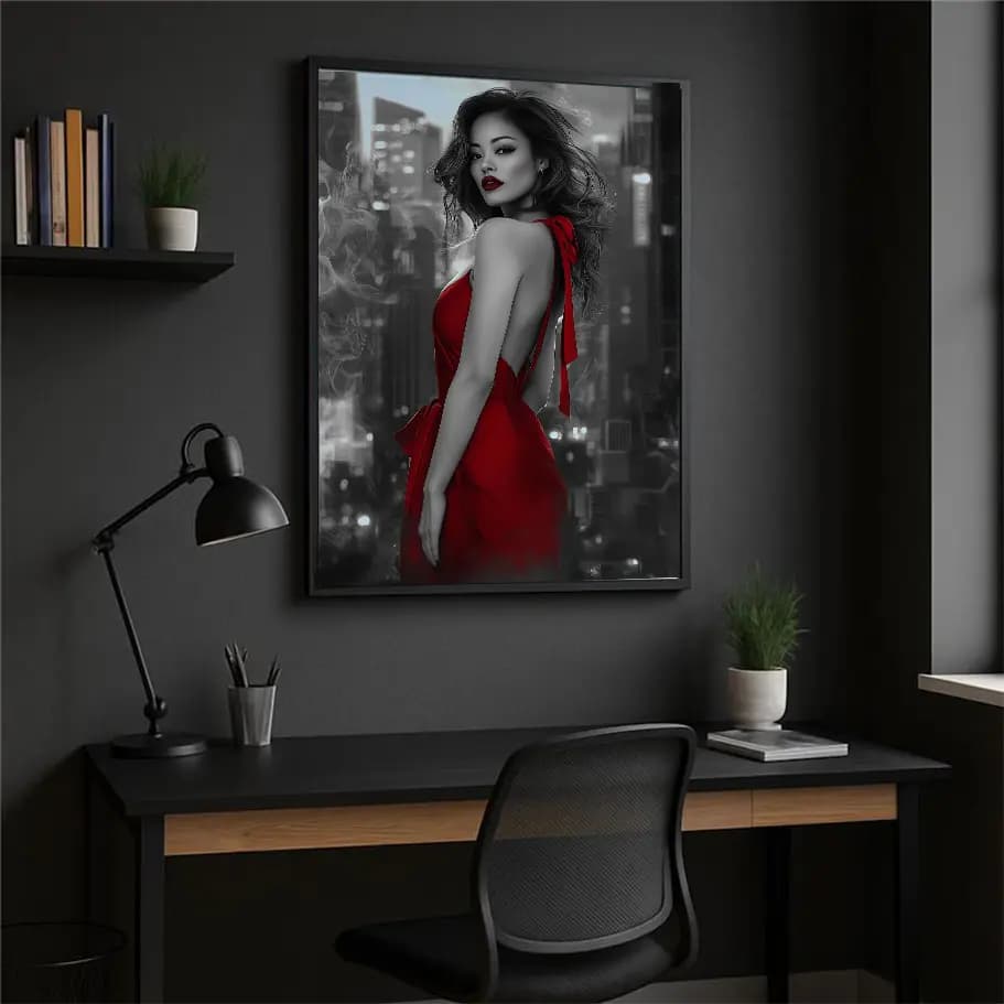 Noir Kadın Portresi