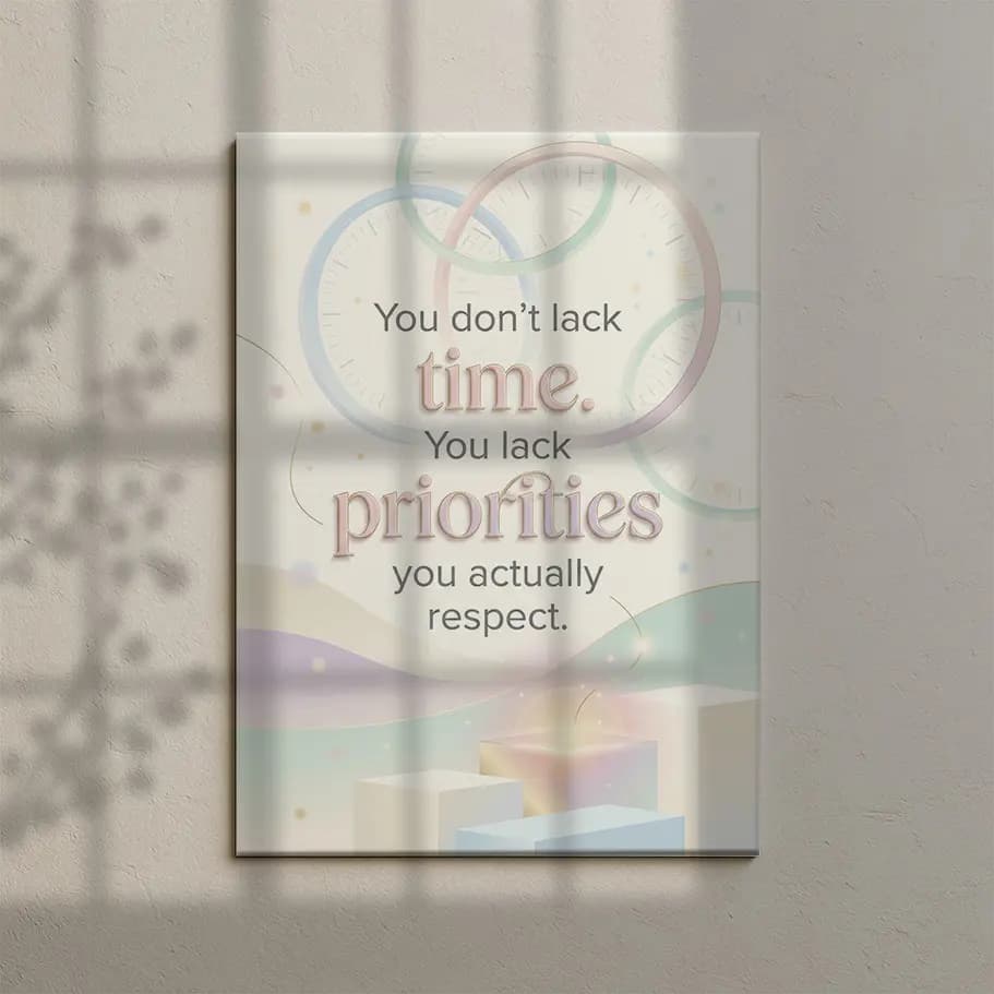Zamanın Yok Değil, Önceliklerin Yok