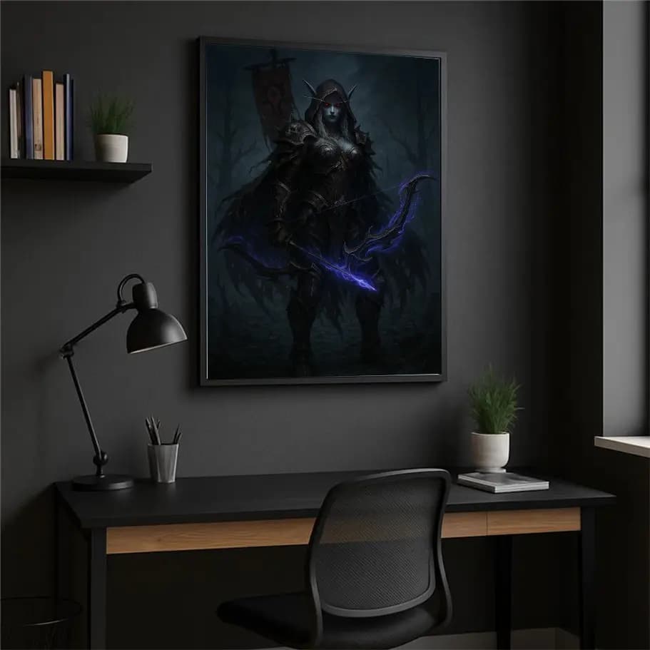 Karanlık Elf Okçu ve Büyülü Yay