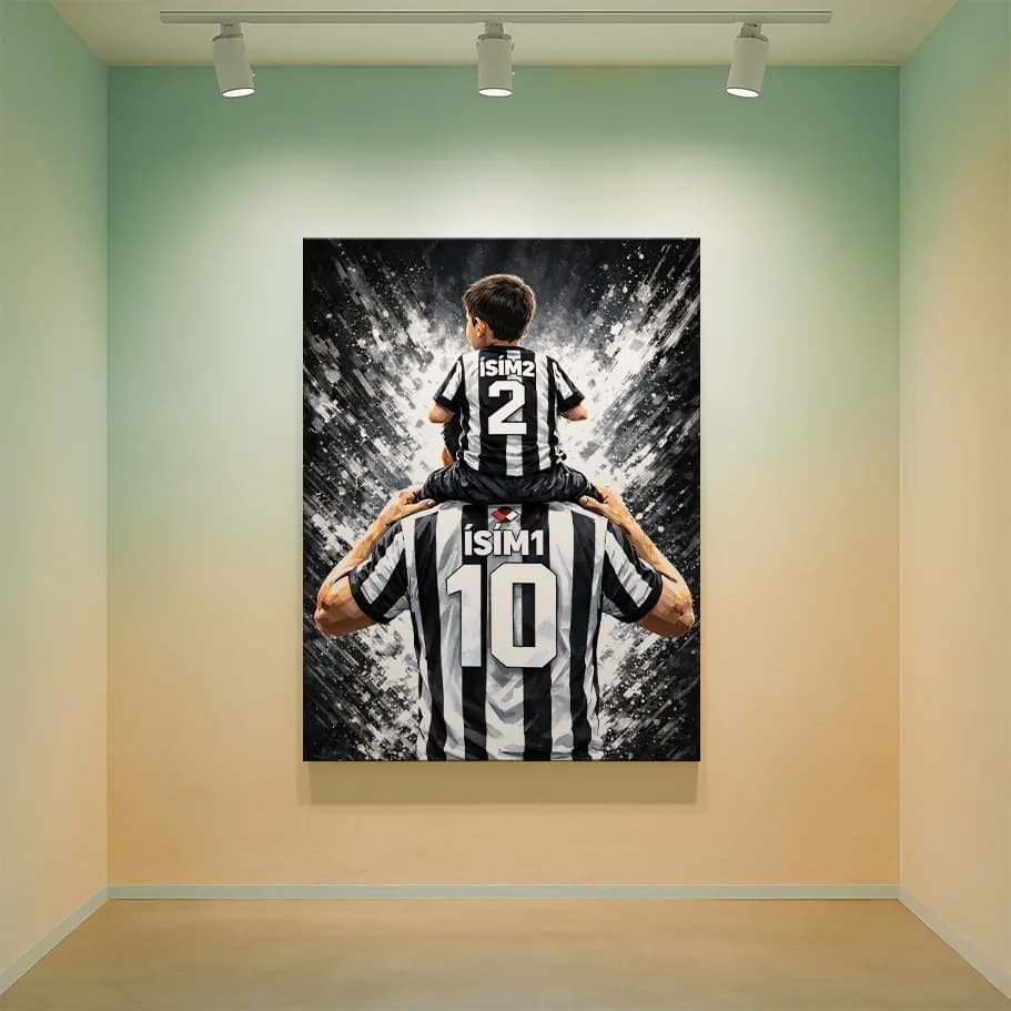 Kişiye Özel Baba Oğul Forma Tasarımı