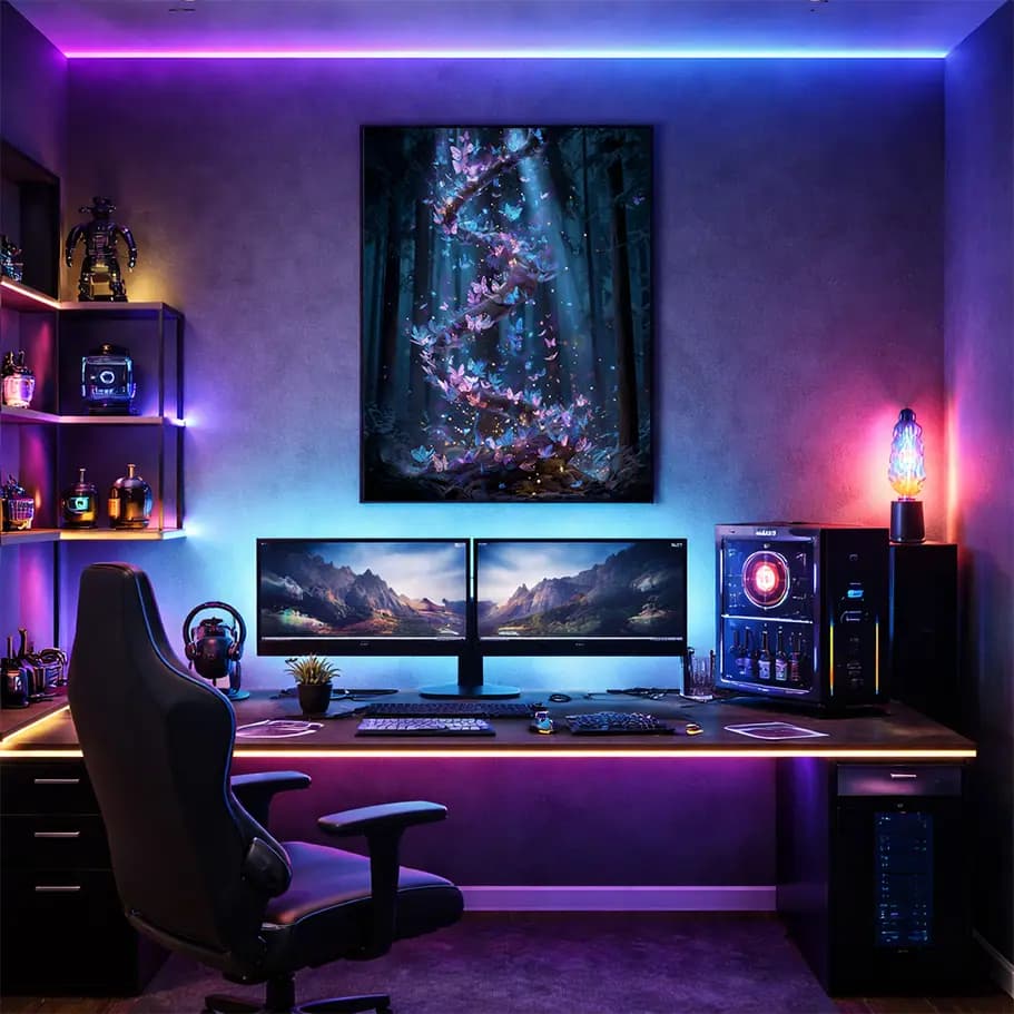 Ormanda Işıltılı Kelebek Posteri