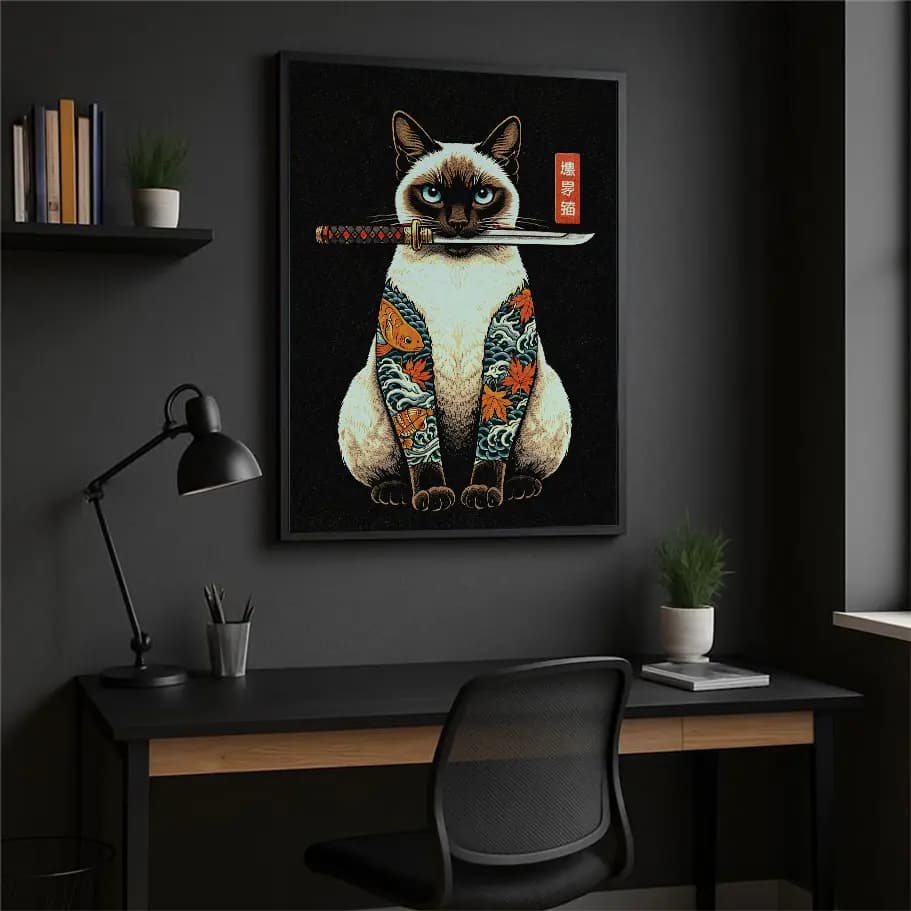 Samuray Kedi Posteri