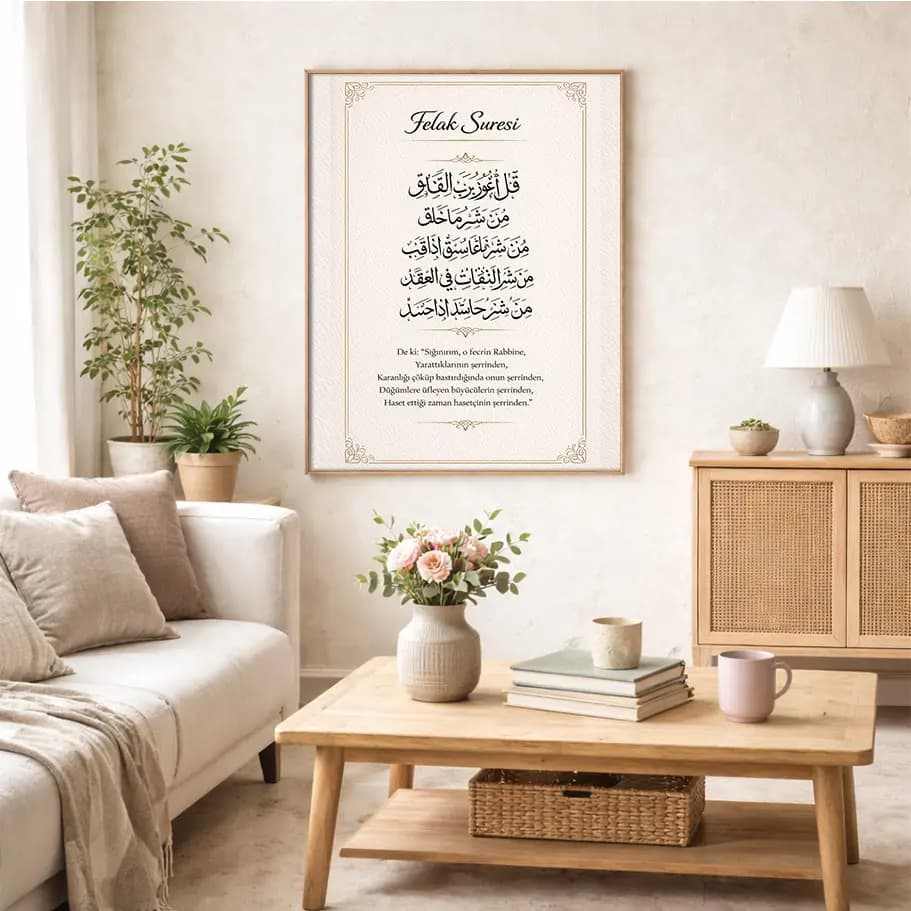 Felak Suresi Duvar Posteri