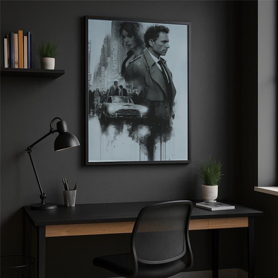 Trençkotlu Adam, Gizemli Kadın ve Klasik Araba 