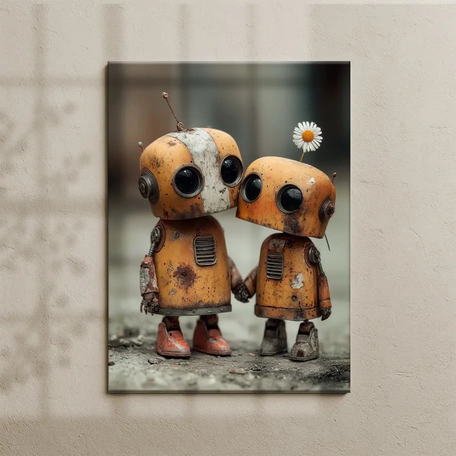 Sevimli Robot Sevgililer Poster