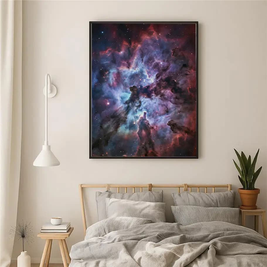 Derin Uzay Nebula Duvar Posteri