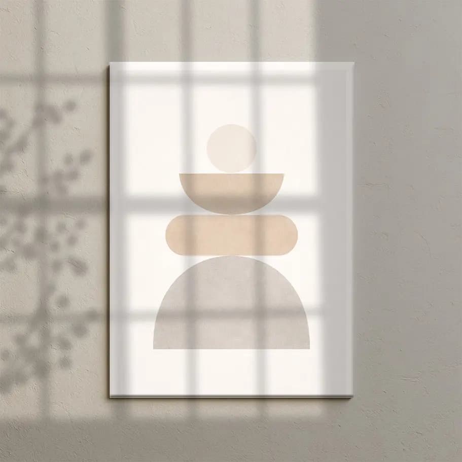 Minimal Soyut Geometrik Poster