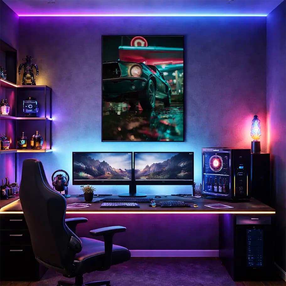 Retro Klasik Otomobil Poster