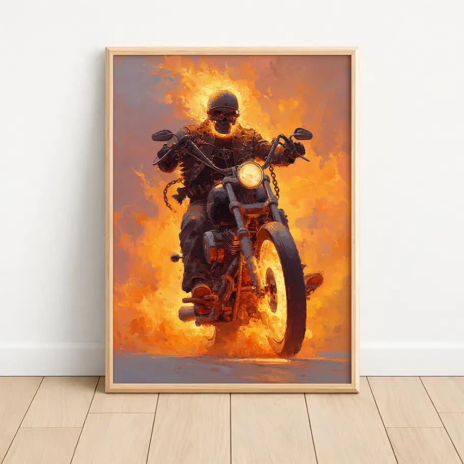 Kuru Kafa Motorcu Posteri