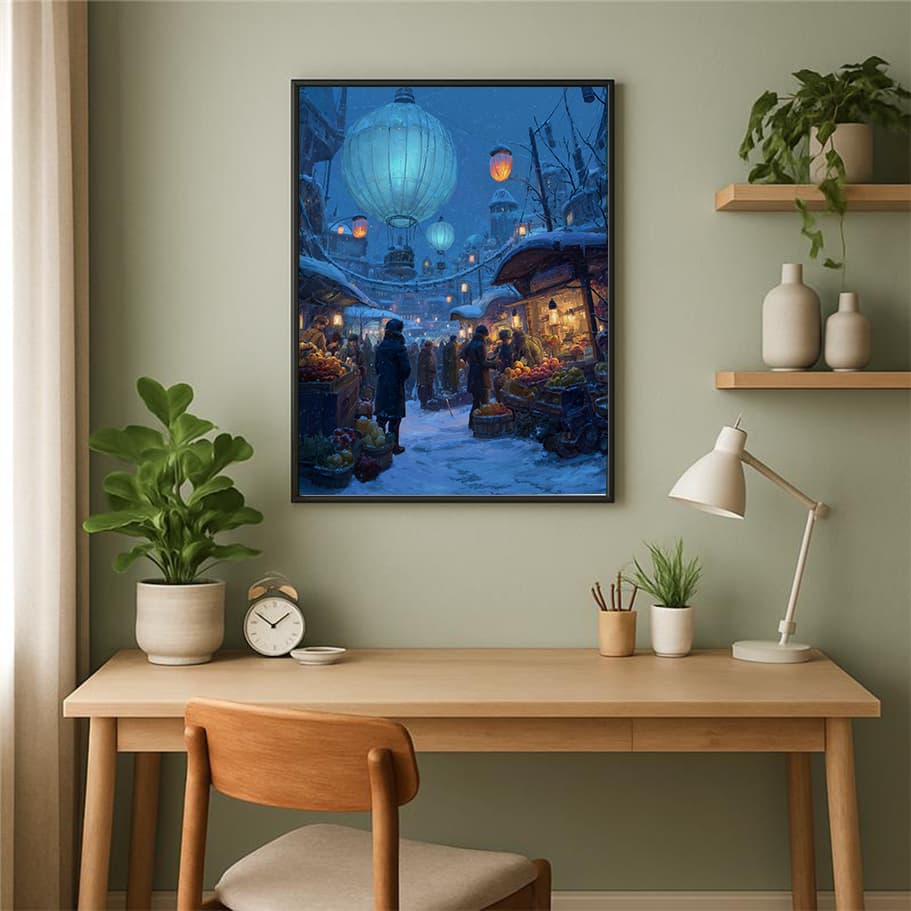 Fantastik Buz Mağarası Posteri