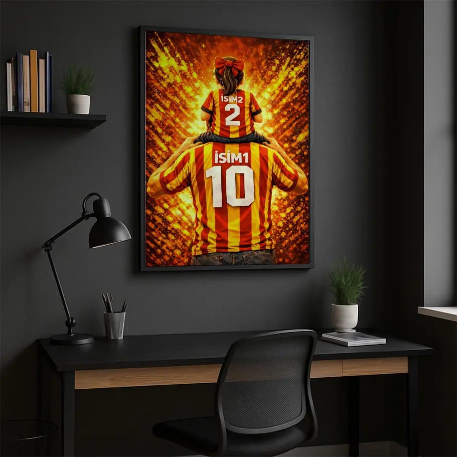 Baba Kız Galatasaray Forma Tasarımı