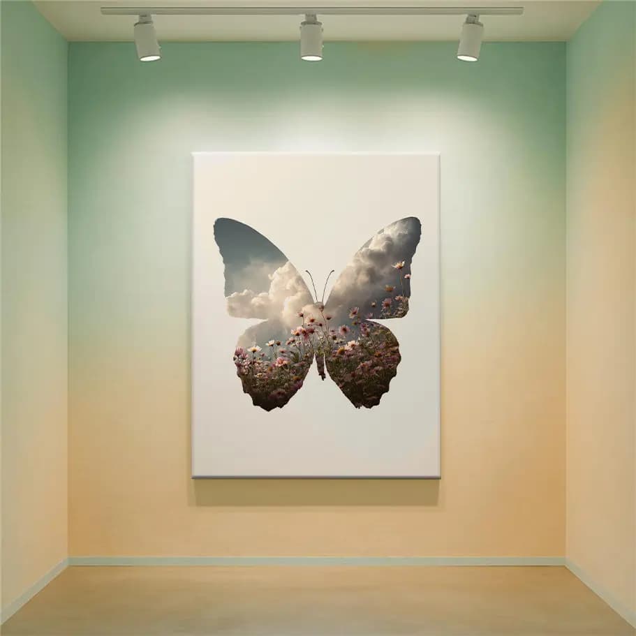 Mozaik Kelebek Poster