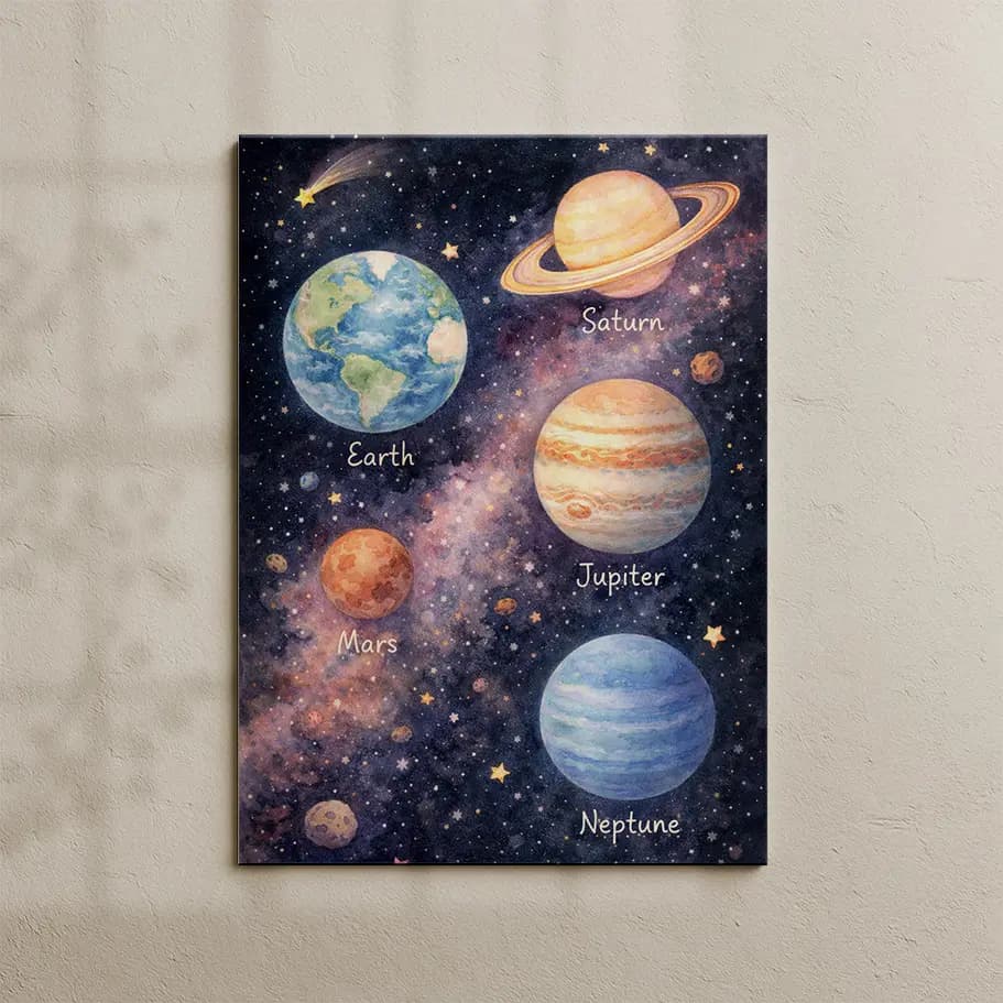 Suluboya Gezegenler Posteri 