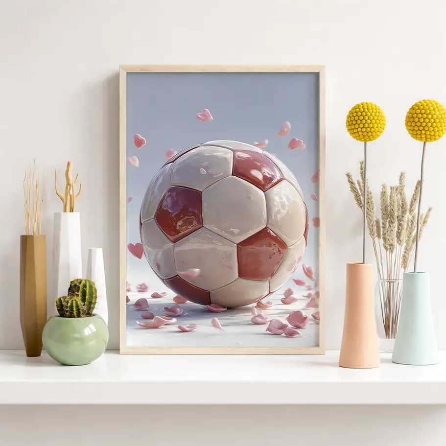 Romantik Futbol Topu Posteri