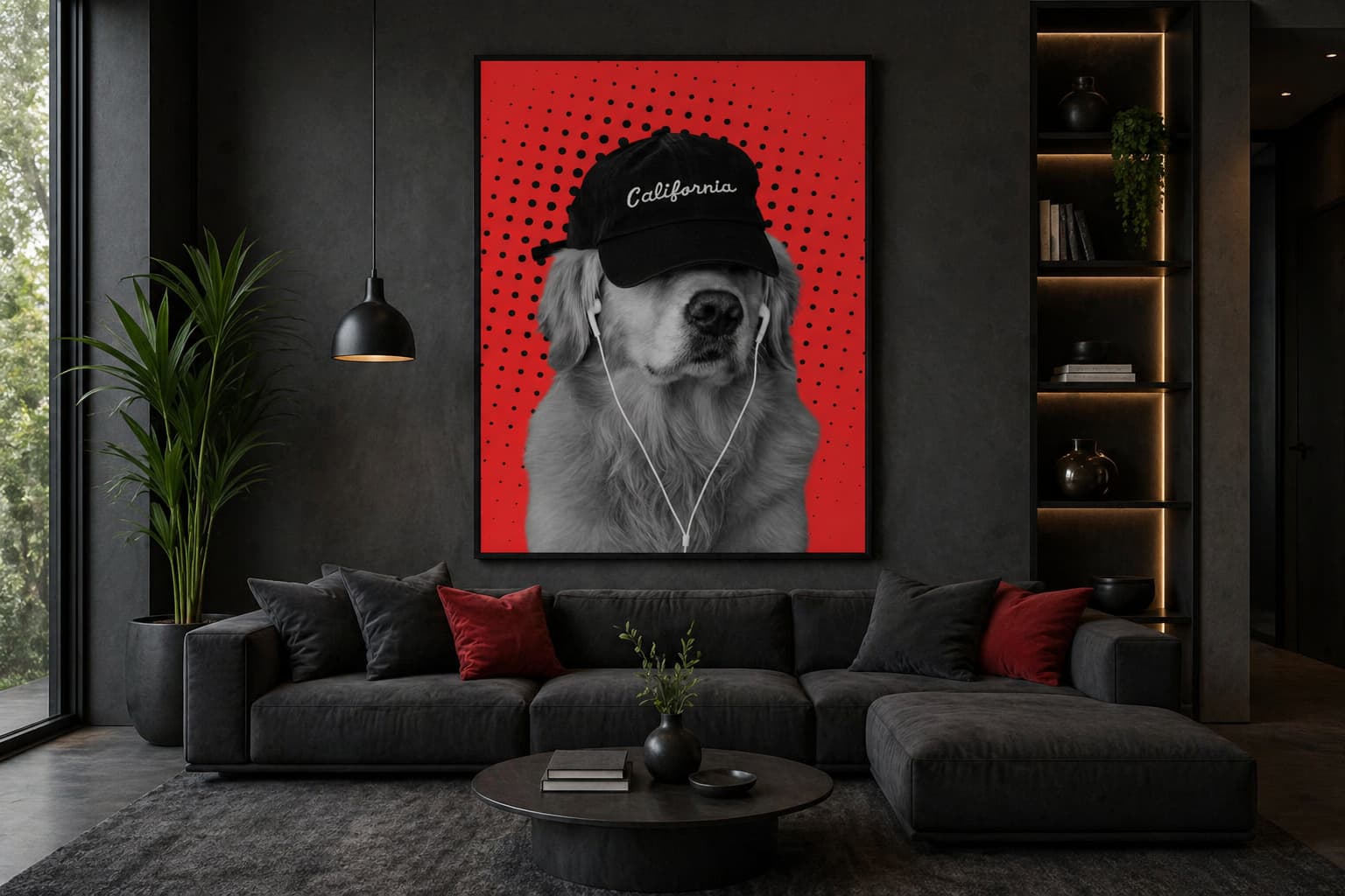 Game 3D Şapkalı Köpek Posteri