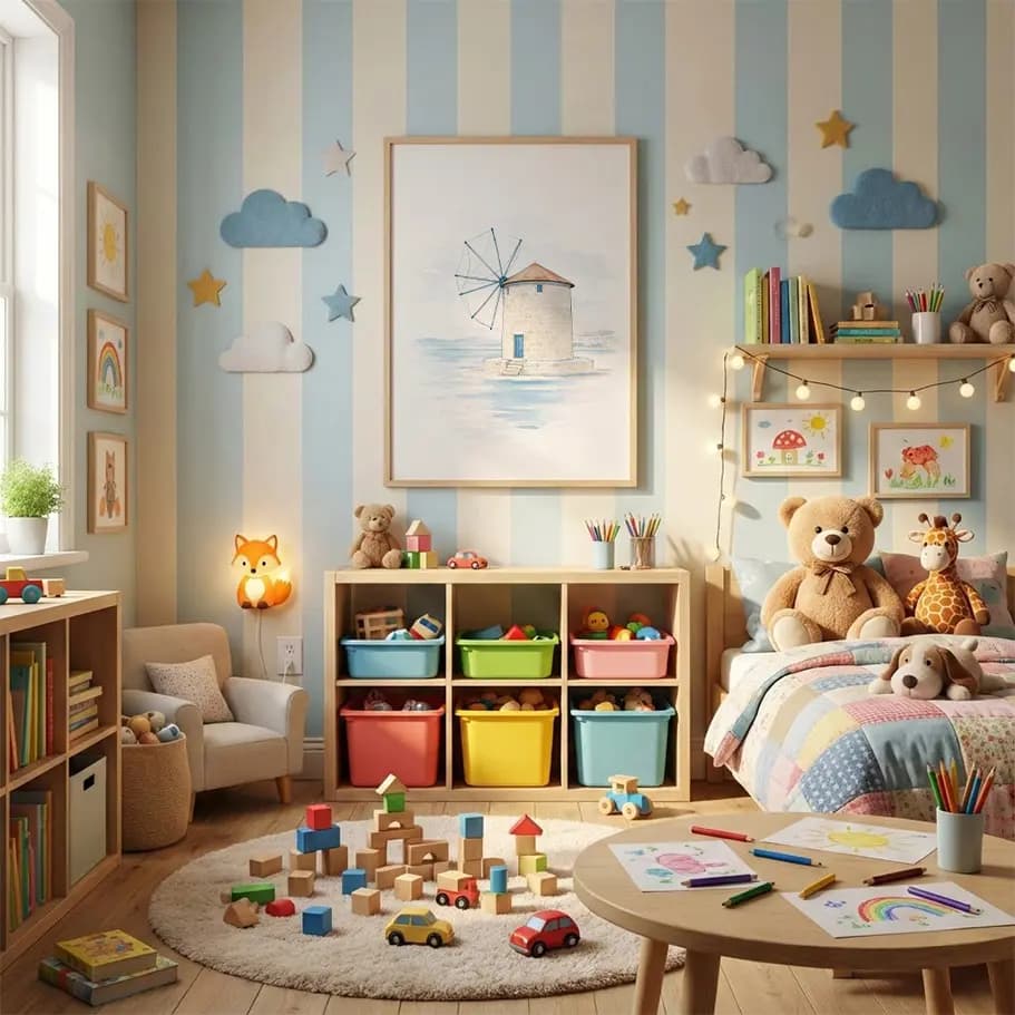 Minimal Yel Değirmeni Poster