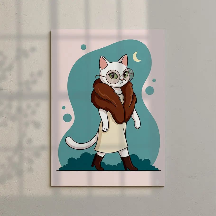 Stil Sahibi Kedi Posteri