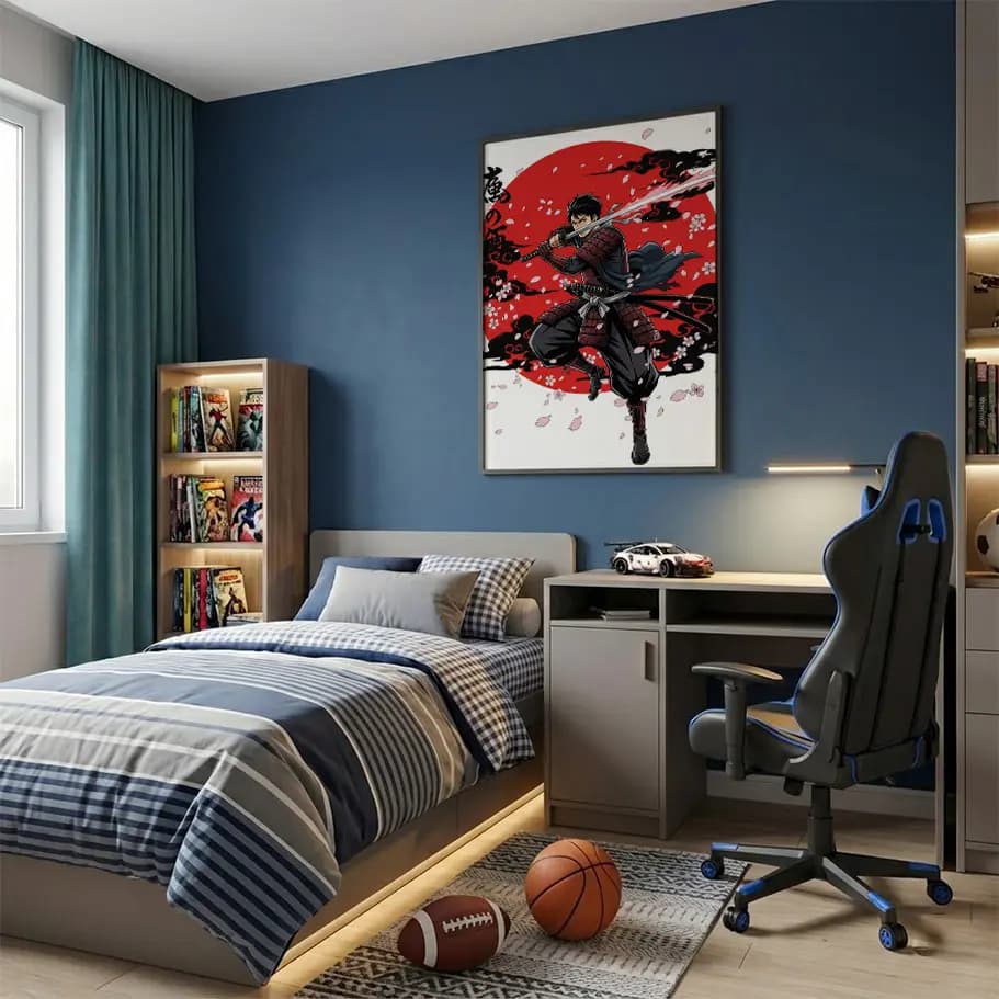 Kırmızı Güneş Önünde Samuray