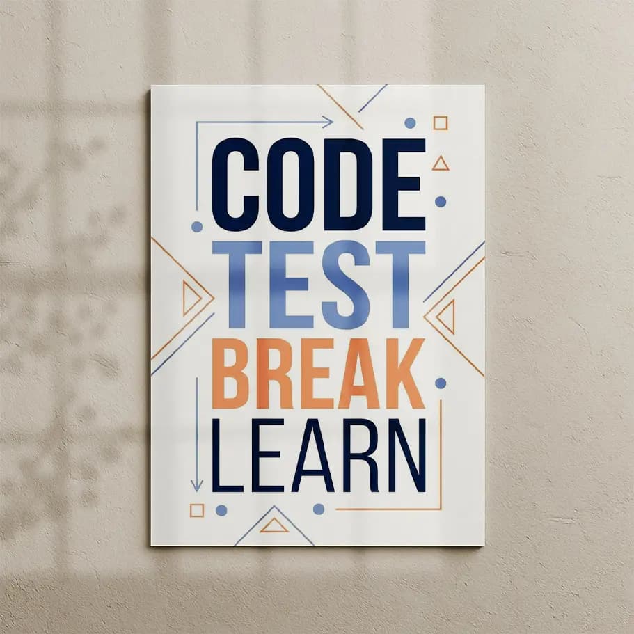 Code Test Break Learn Posteri