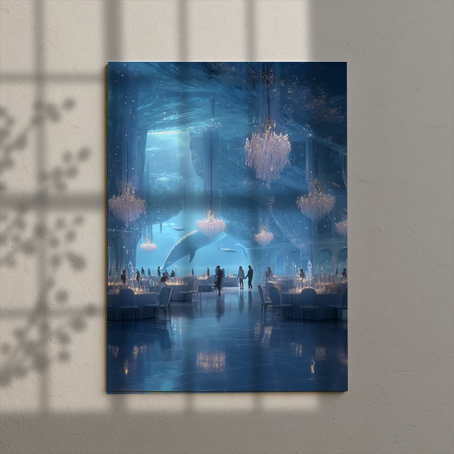 Buz Mağarası İçinde Yemek Düzeni Poster