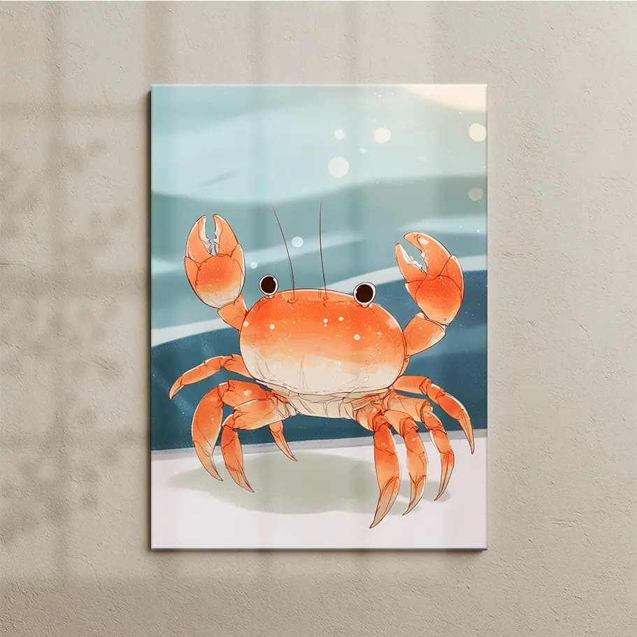 Yengeç Burcu Posteri (Cancer) | Minimal & Modern Duvar Dekoru