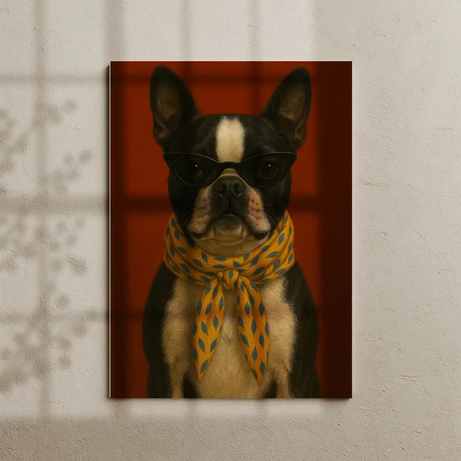 Fransız Bulldog Portresi