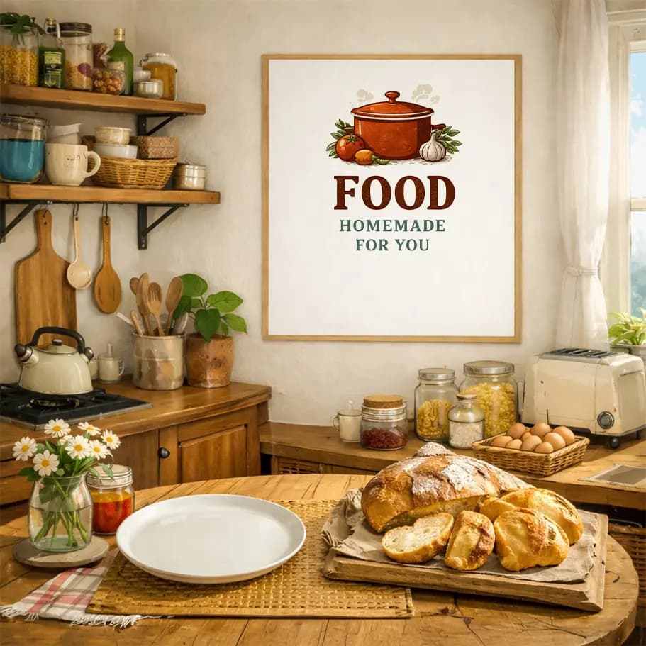 Food Homemade For You Mutfak Posteri
