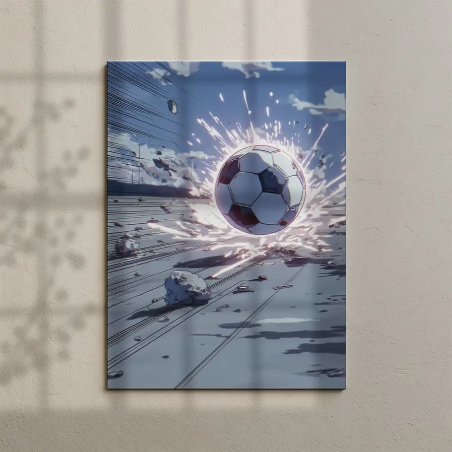 Anime Futbol Topu Posteri