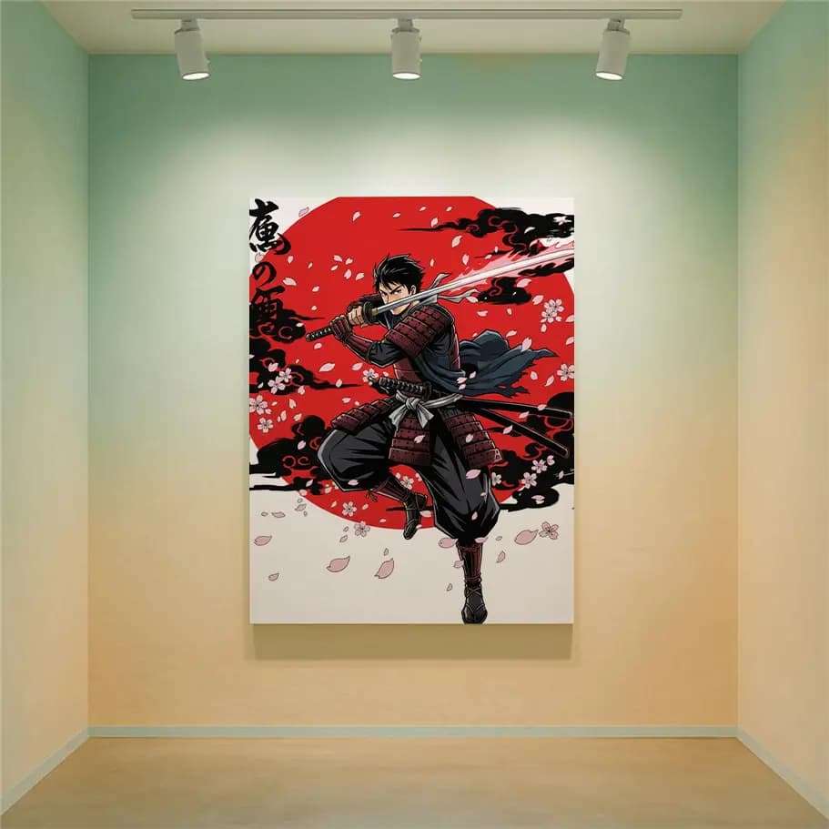 Kırmızı Güneş Önünde Samuray