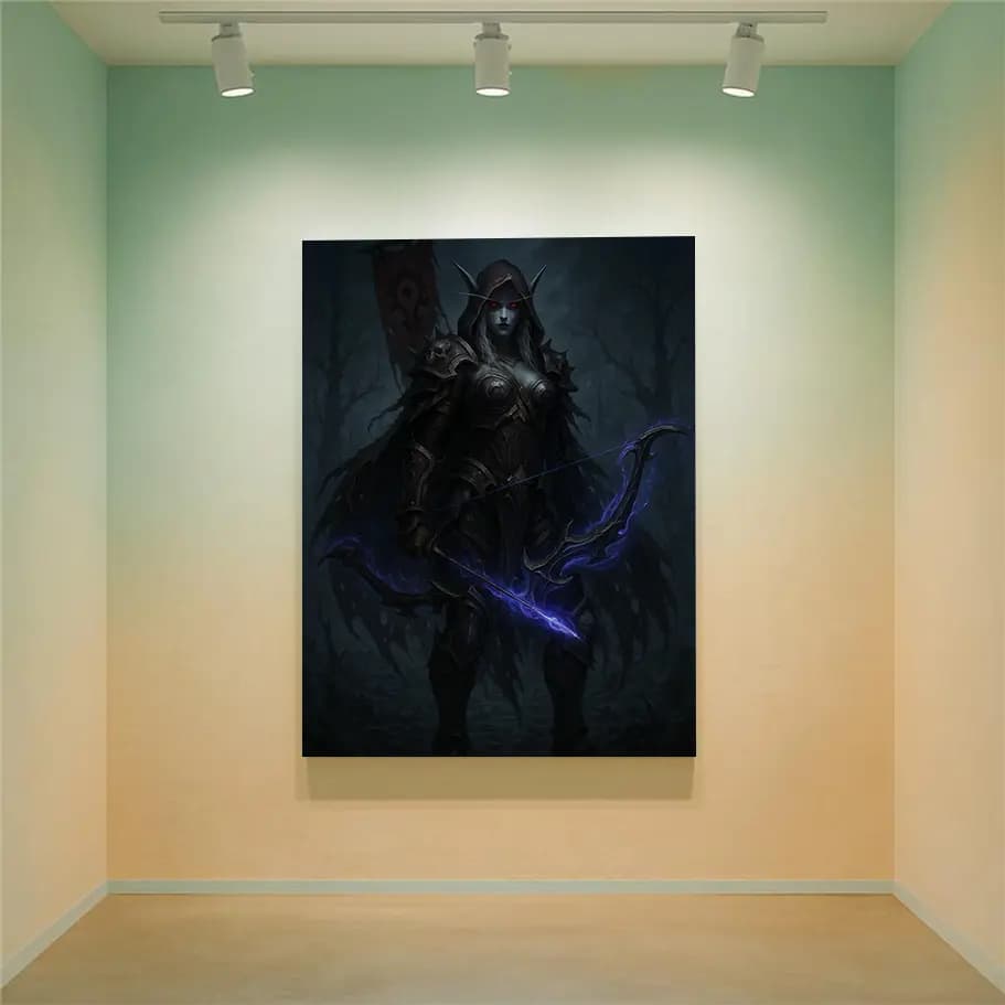 Karanlık Elf Okçu ve Büyülü Yay