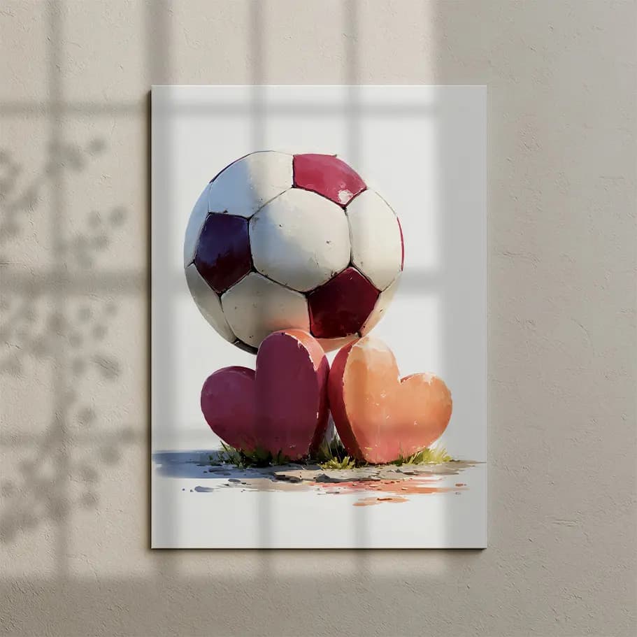 Futbol ve Aşk Temalı Poster