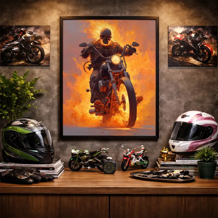 Kuru Kafa Motorcu Posteri