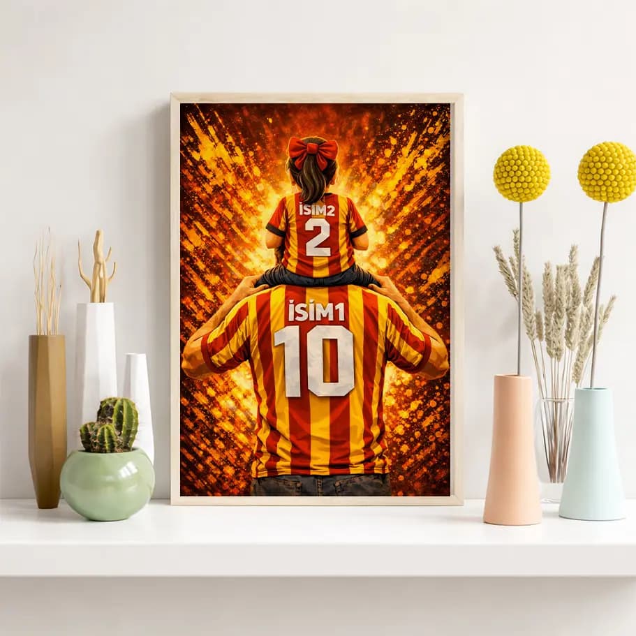 Baba Kız Galatasaray Forma Tasarımı