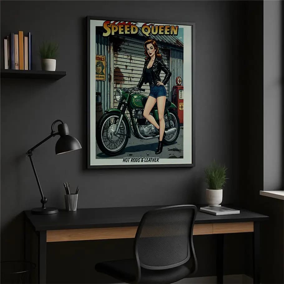 Speed Queen Motosiklet Posteri