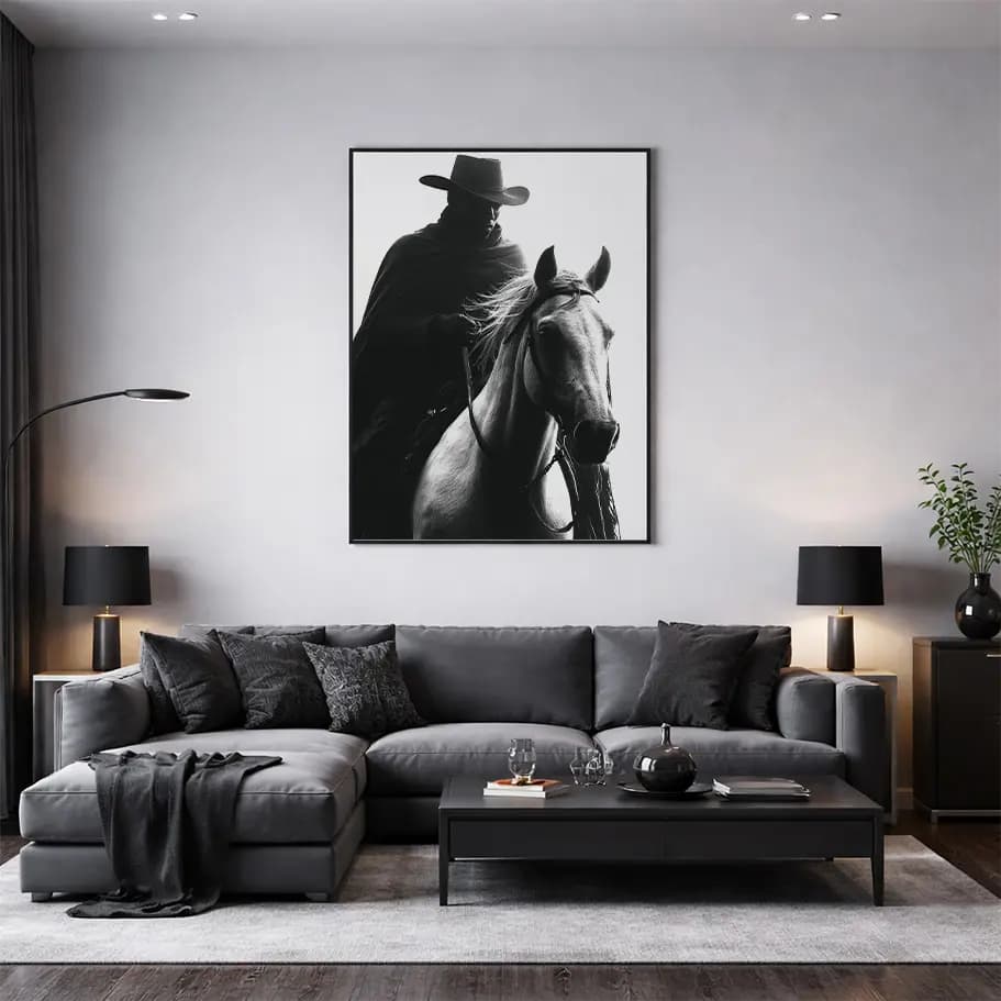 Kovboy ve At Posteri 