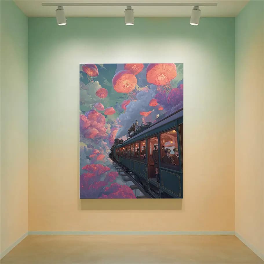 Uçan Tren ve Denizanası Bulutlar