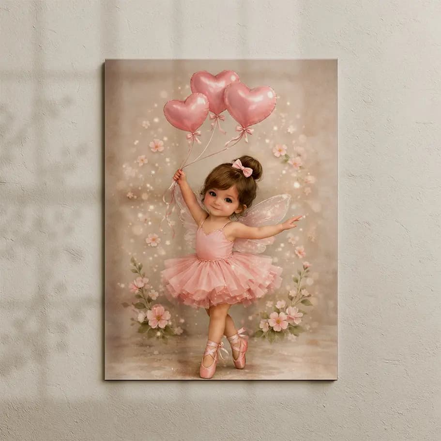 Pembe Balerin Peri Kız Posteri