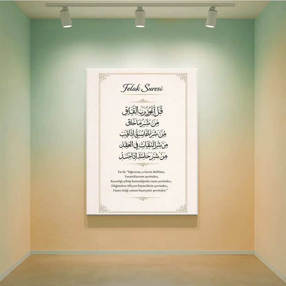 Felak Suresi Duvar Posteri
