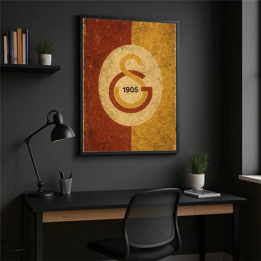 Galatasaray 1905 Retro Poster