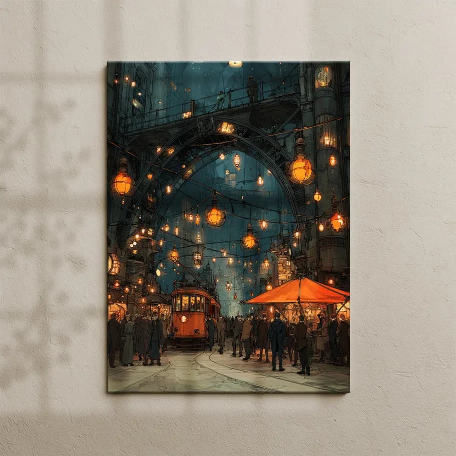 Steampunk Şehir Pazarı 