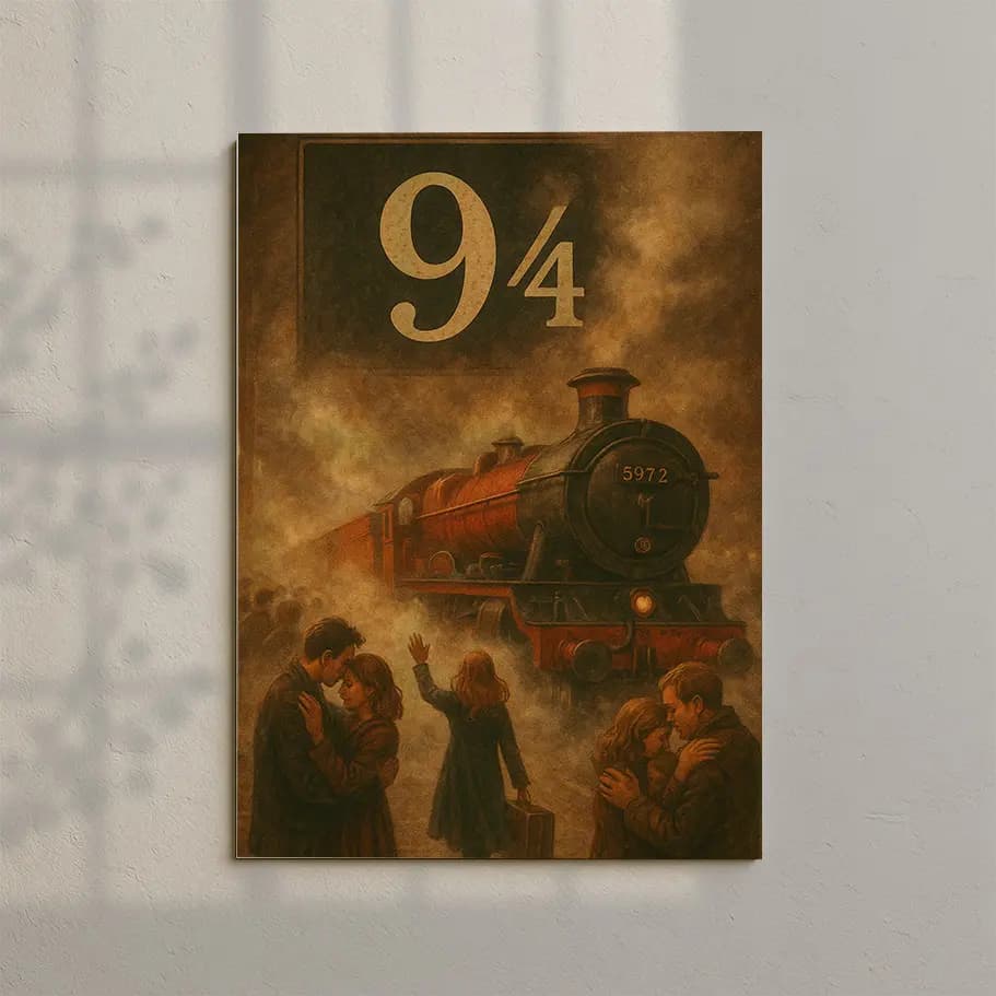Harry Potter 9 3/4 Peronu Posteri