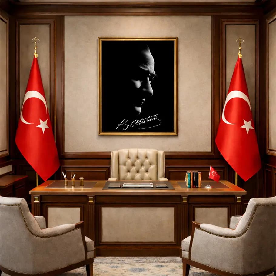 Atatürk Silüet Poster