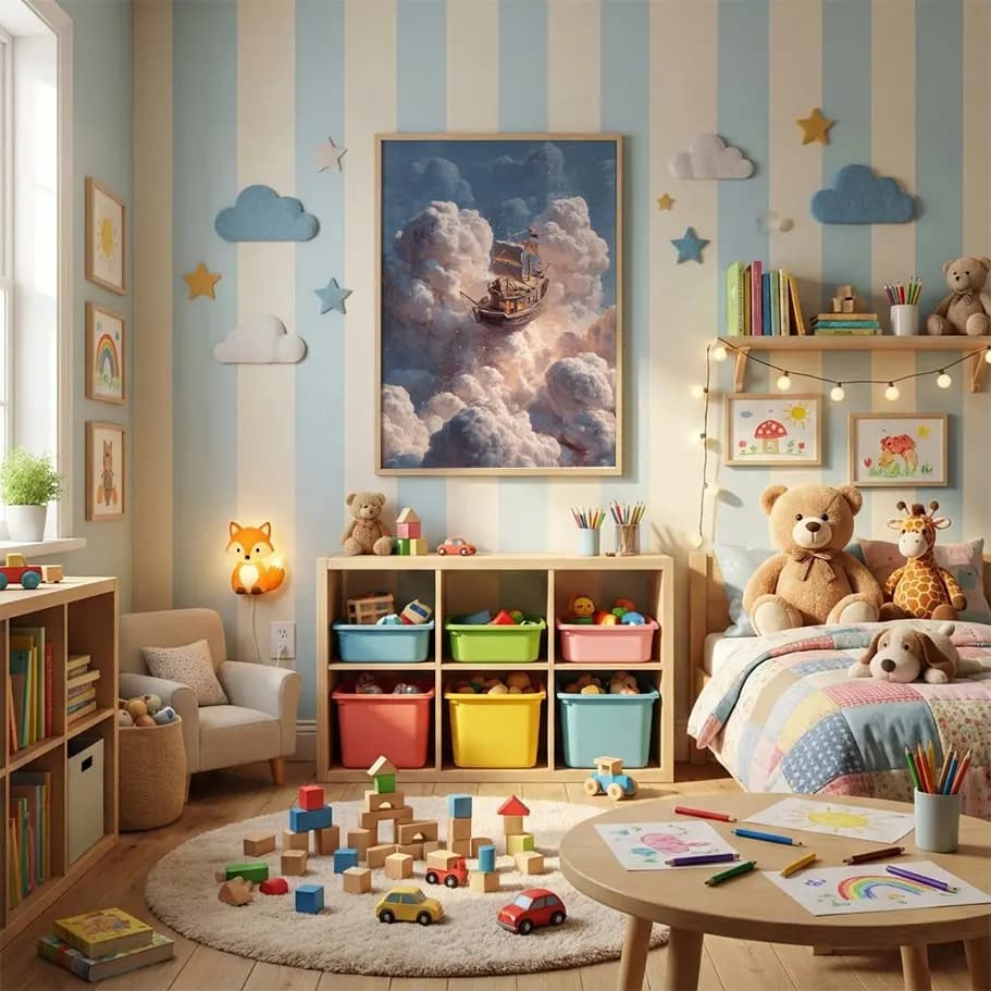 Bulutların Üzerinde Yüzen Gemi