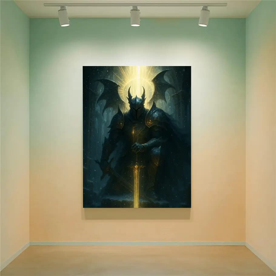 Karanlık Zırhlı Şövalye ve Işık Kılıc