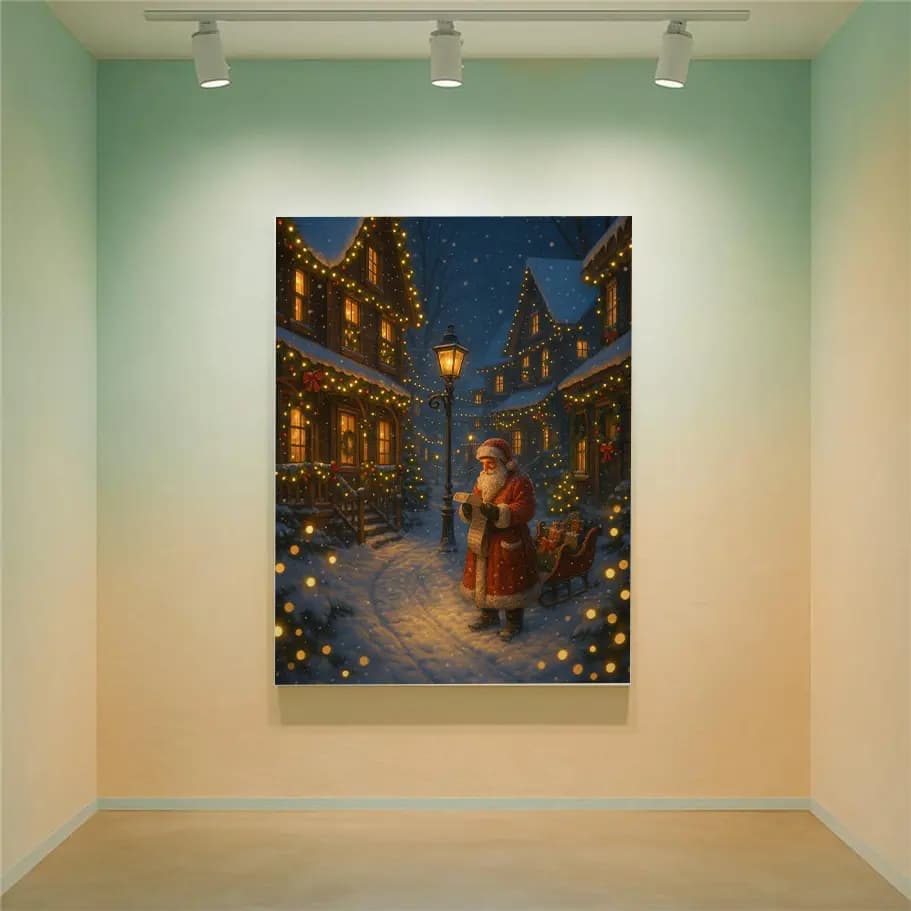 Noel Baba Duvar Posteri