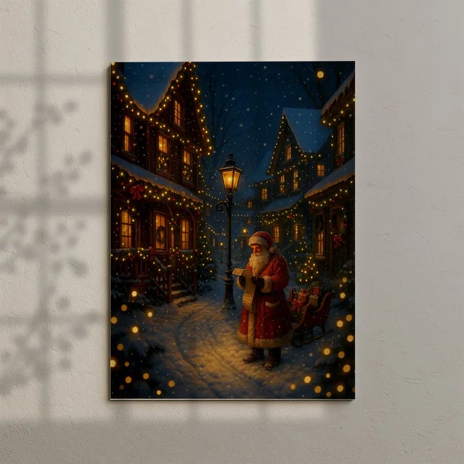 Noel Baba Duvar Posteri